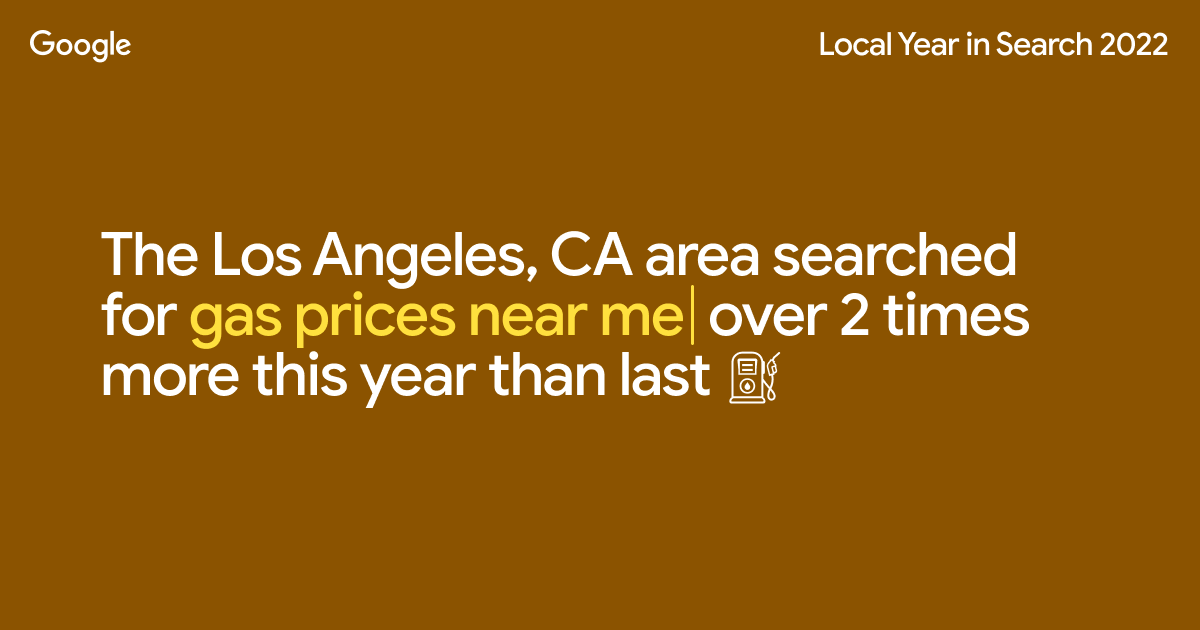 Local Year In Search 2022 For The Los Angeles Ca Area About 